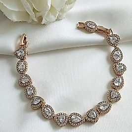 İri Kalplerrr Celik Bileklik Rose