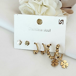 3,'lü Dorika Yonca celik kupe