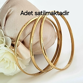 20.5cm Bombeli Çelik Ajda Bilezik