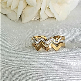 Zigzag Celik Yüzük(17 no)