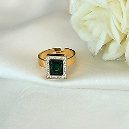 SAFIR ÇELİK YÜZÜK(ayarlanabilir ölçü)