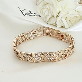 Mozaik Xuping Çelik Bileklik