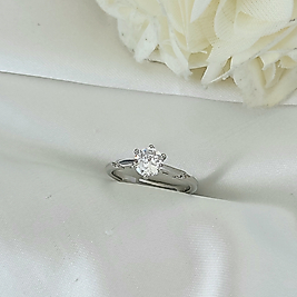 Tektaş Silver Çelik Yüzük(ayarlanabilir ölçü)