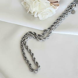 5mm Kalin Celik Burgu Kolye(60cm)