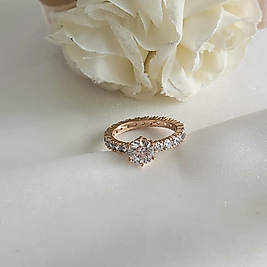 Tamtur Tektaş Xuping Celik Yüzük(17no)