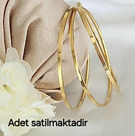 23cm  Sade klasik Ajda Çelik Bileklik