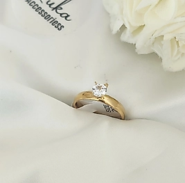 21no Tektaş Çelik Yüzük