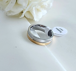 Cift Renk Celik  Alyans(19 no)