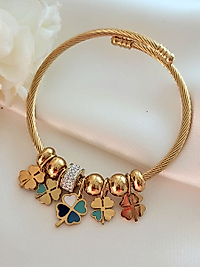 Yoncalım Charm Çelik Bileklik(ayarlanabilir ölçü)