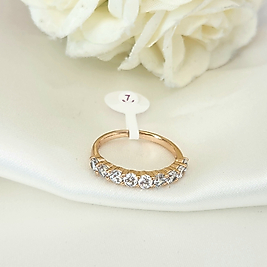 9 Taş Xuping Çelik Yüzük(17no)