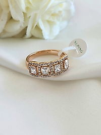 Dört Baget Xuping Çelik Yüzük(19 no,)