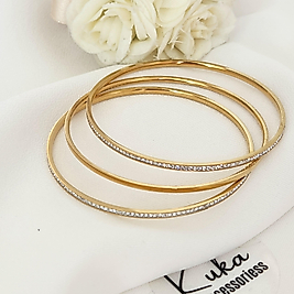 22cm 2 taşlı 1 sade celik Ajda