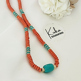 Turunculu Boncuk Kolye