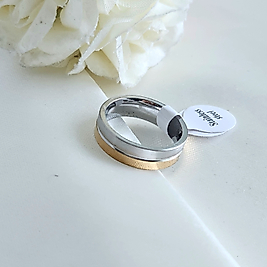 Cift Renk Celik  Alyans(17 no)