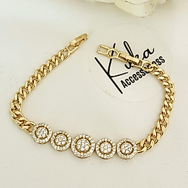 14K Tasli Halka Xuping Bileklik