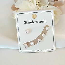 6 li Inci Çelik Küpe