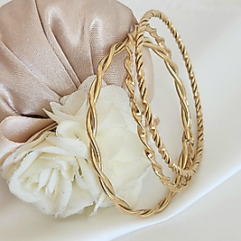 22cm 3'lü Farkli Burgu Çelik Ajda