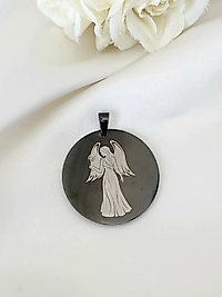 Melek Çelik Kolye Ucu