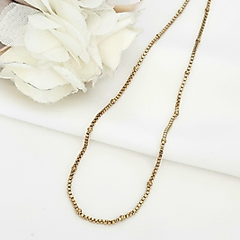 Dorikali Kup Celik Kolye(45cm+6cm)