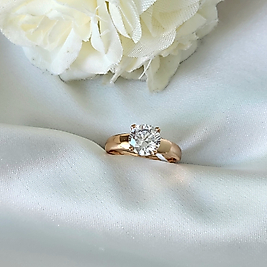 Rose Tektaş Xuping Celik Yüzük(17no)