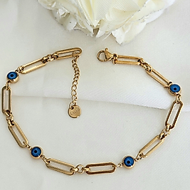 Ataç Nazar Çelik Halhal&Bileklik