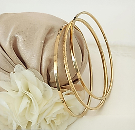 23cm 3'lü 2 Sade 1 Kumlu Çelik Ajda