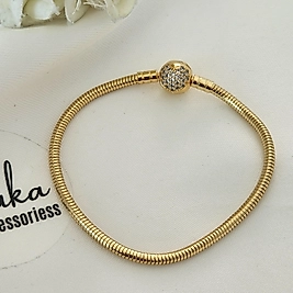 Yuvarlak Kalp Çelik Pandora 19cm