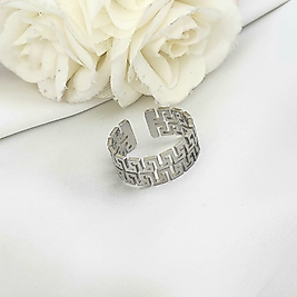 Kalin Greg Celik Yüzük(ayarlanabilir ölçü Gümüş)