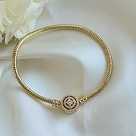 TAŞ PANDORA ÇELİK BİLEKLİk(17cm)