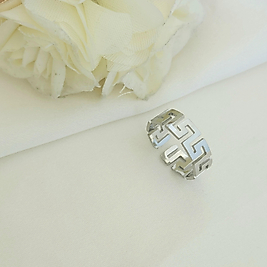 Gregg Silver Çelik Yüzük(ayarlanabilir ölçü)