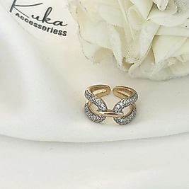 14K Tiffany Xuping Yüzük Ayarlanabilir ölçü