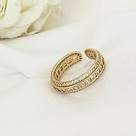 14K Baget tasli ayarlanabilir Xuping yuzuk