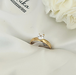 20 no Tektaş Çelik Yüzük