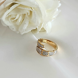 Sedef yilan Çelik Yüzük(16no)