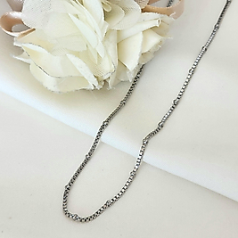 Dorikali Kup Silver Çelik Kolye(45cm+6cm)