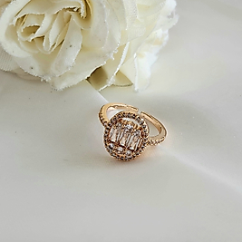 Oval Bagets Çelik Yüzük(ayarlanabilir ölçü)